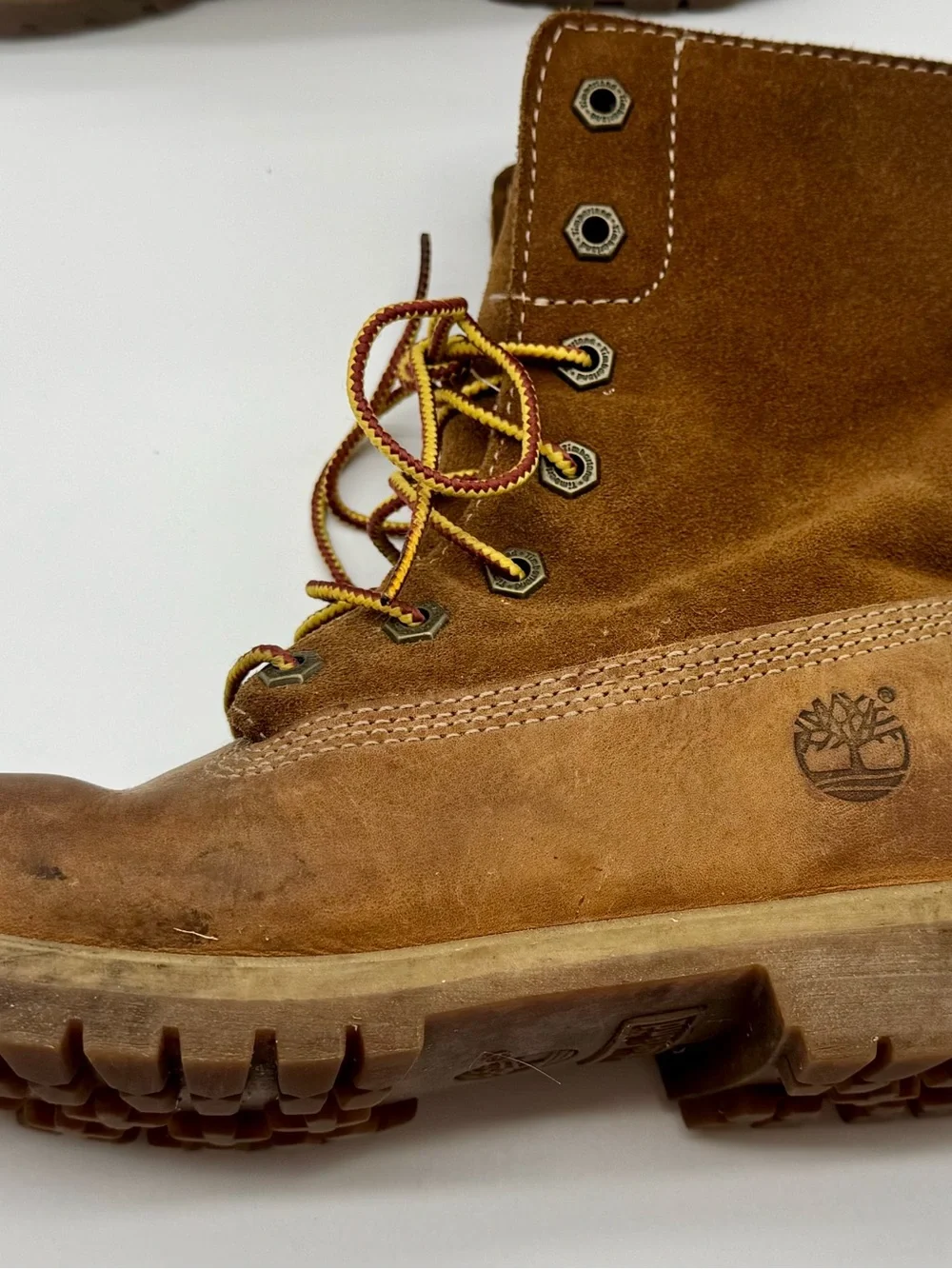 Timberland Brown Suede Lace-Up Work Boot